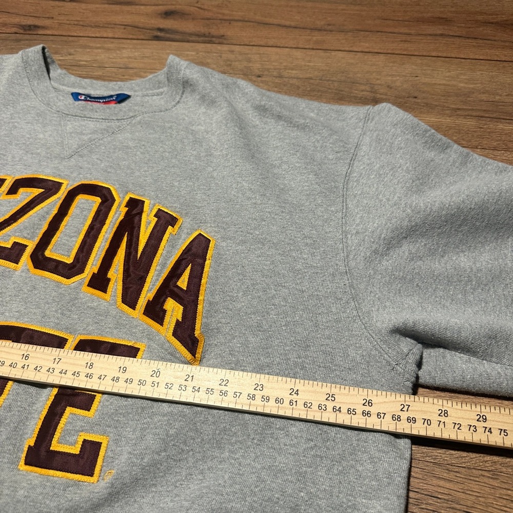 Vintage Champion Arizona State Sweatshirt Grey Mens XXL - Picture 5 of 6